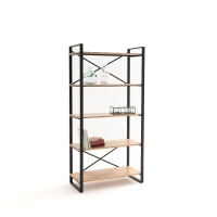 Этажерка Из массива дуба и стали Hiba единый размер бежевый LA REDOUTE INTERIEURS  фото, kupilegko.ru